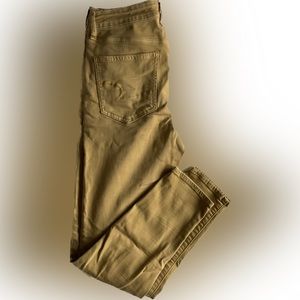 Mustard yellow American Eagle jeans